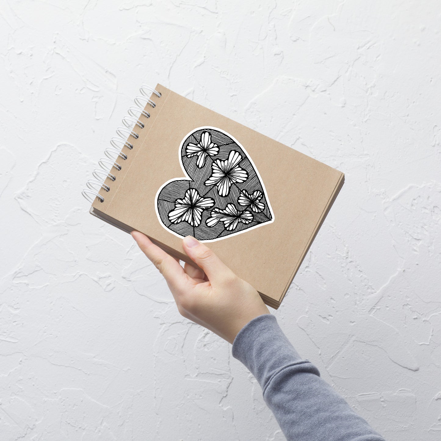 2 of hearts - vinyl sticker