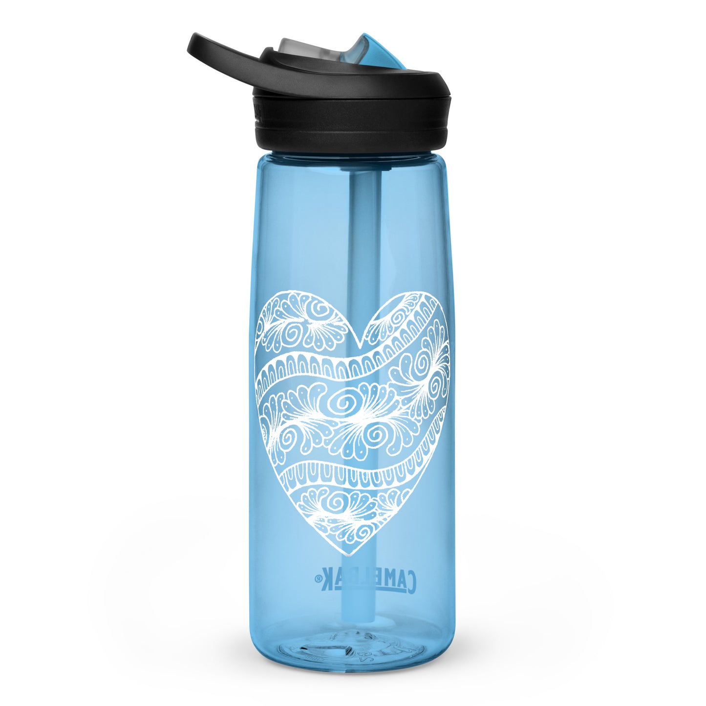 3 of hearts - Camelbak Water Bottle