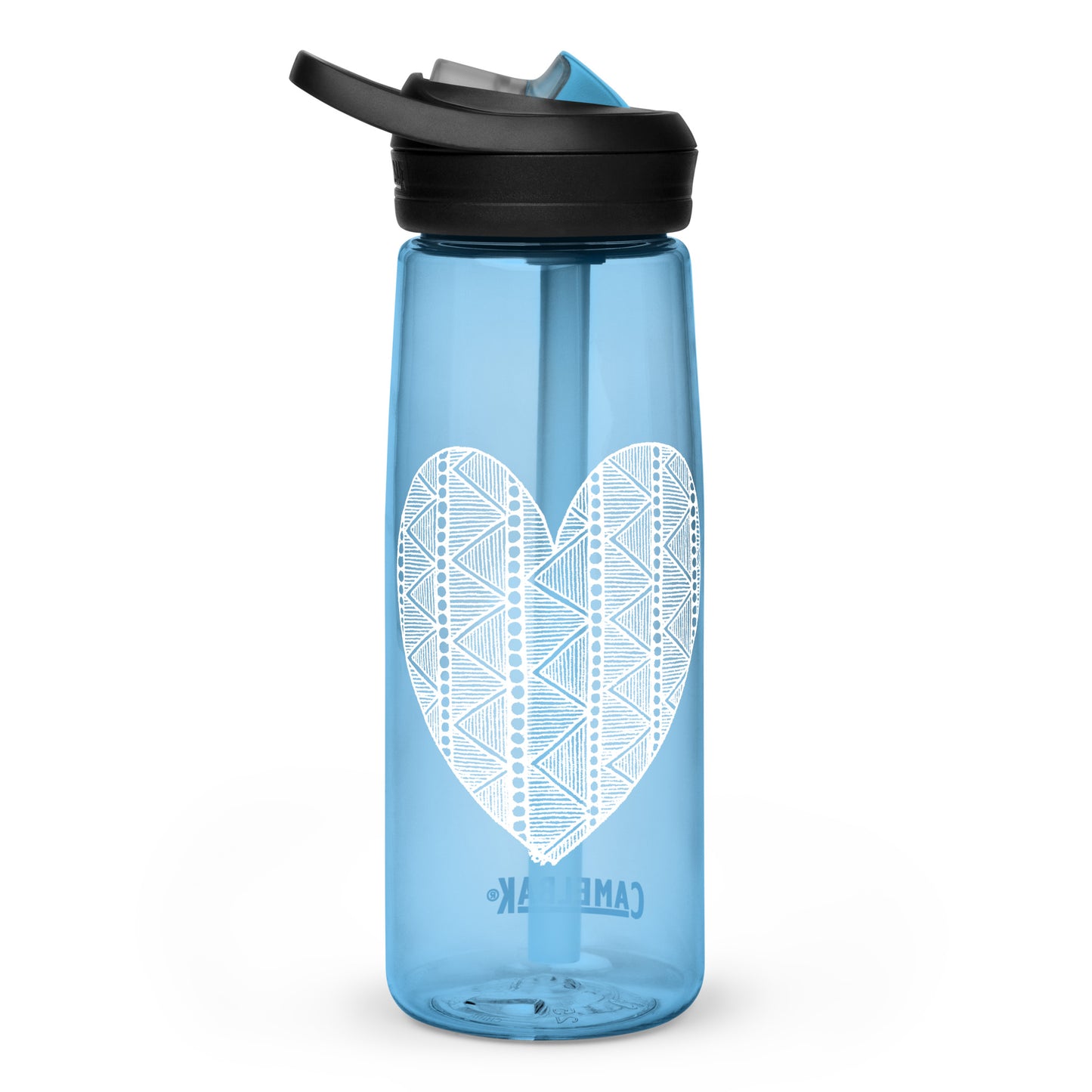 6 of hearts - Camelbak Water Bottle