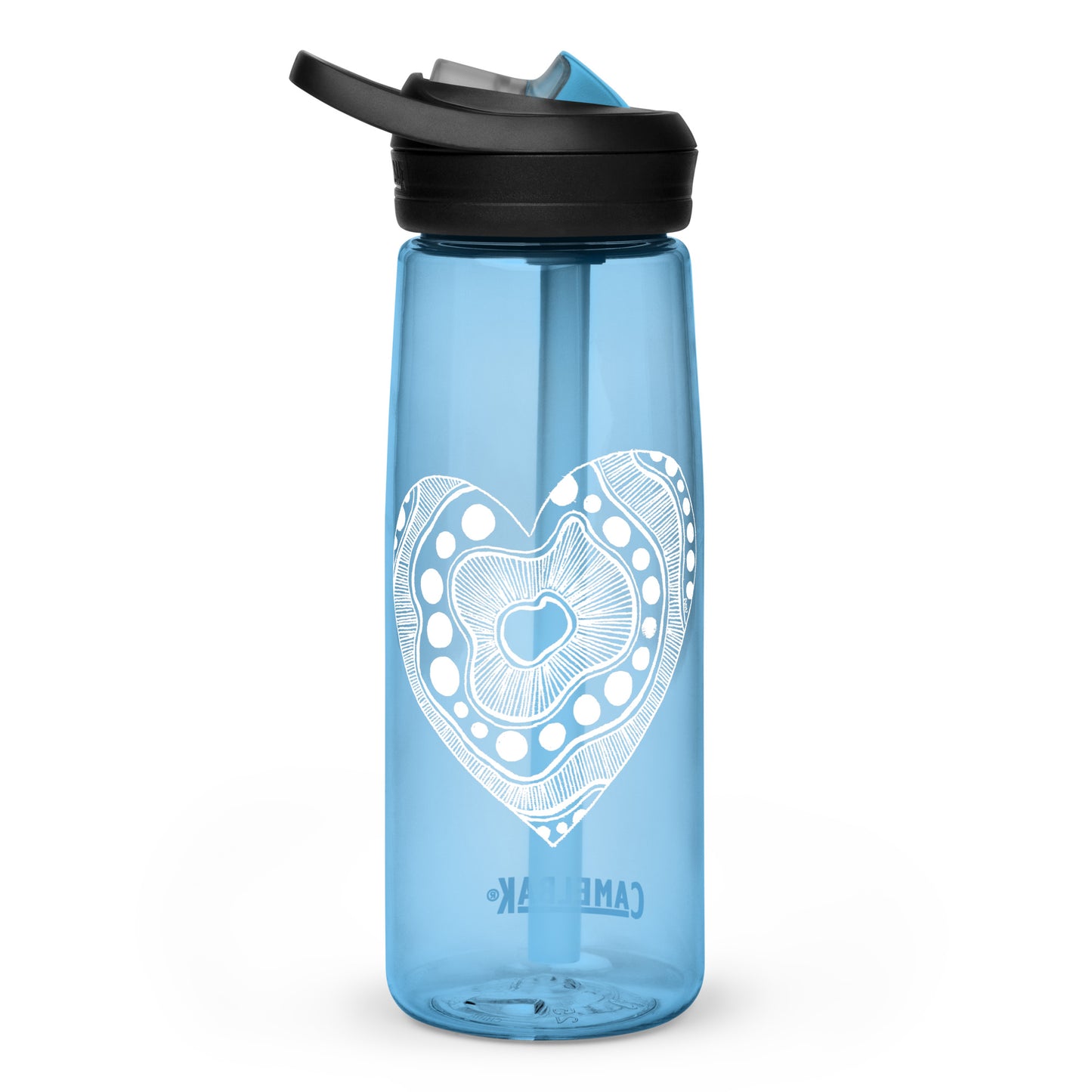 12 of hearts - Camelbak Water Bottle