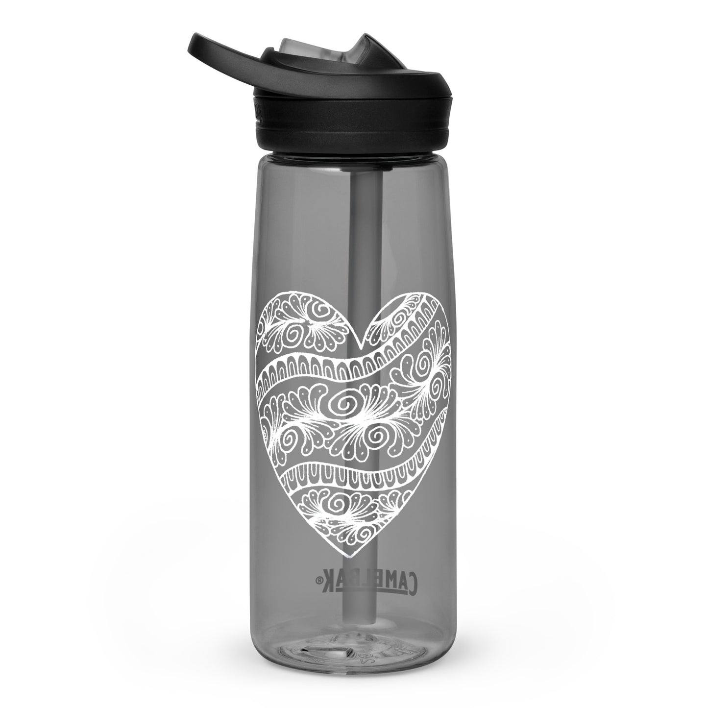 3 of hearts - Camelbak Water Bottle