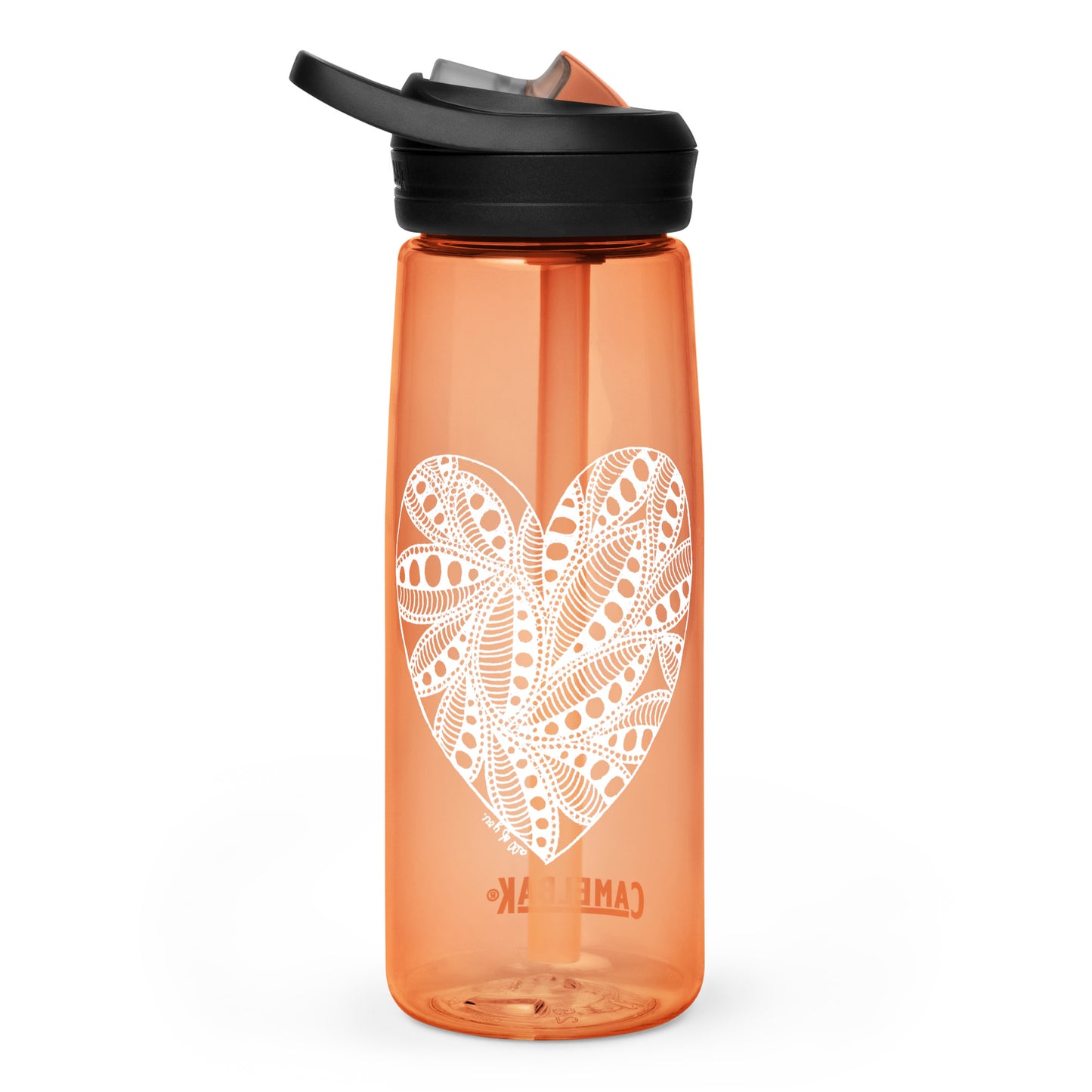 5 of hearts - Camelbak Water Bottle