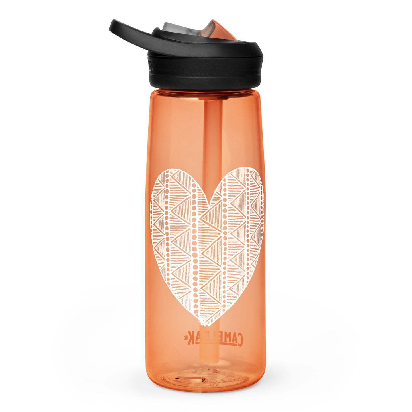 6 of hearts - Camelbak Water Bottle
