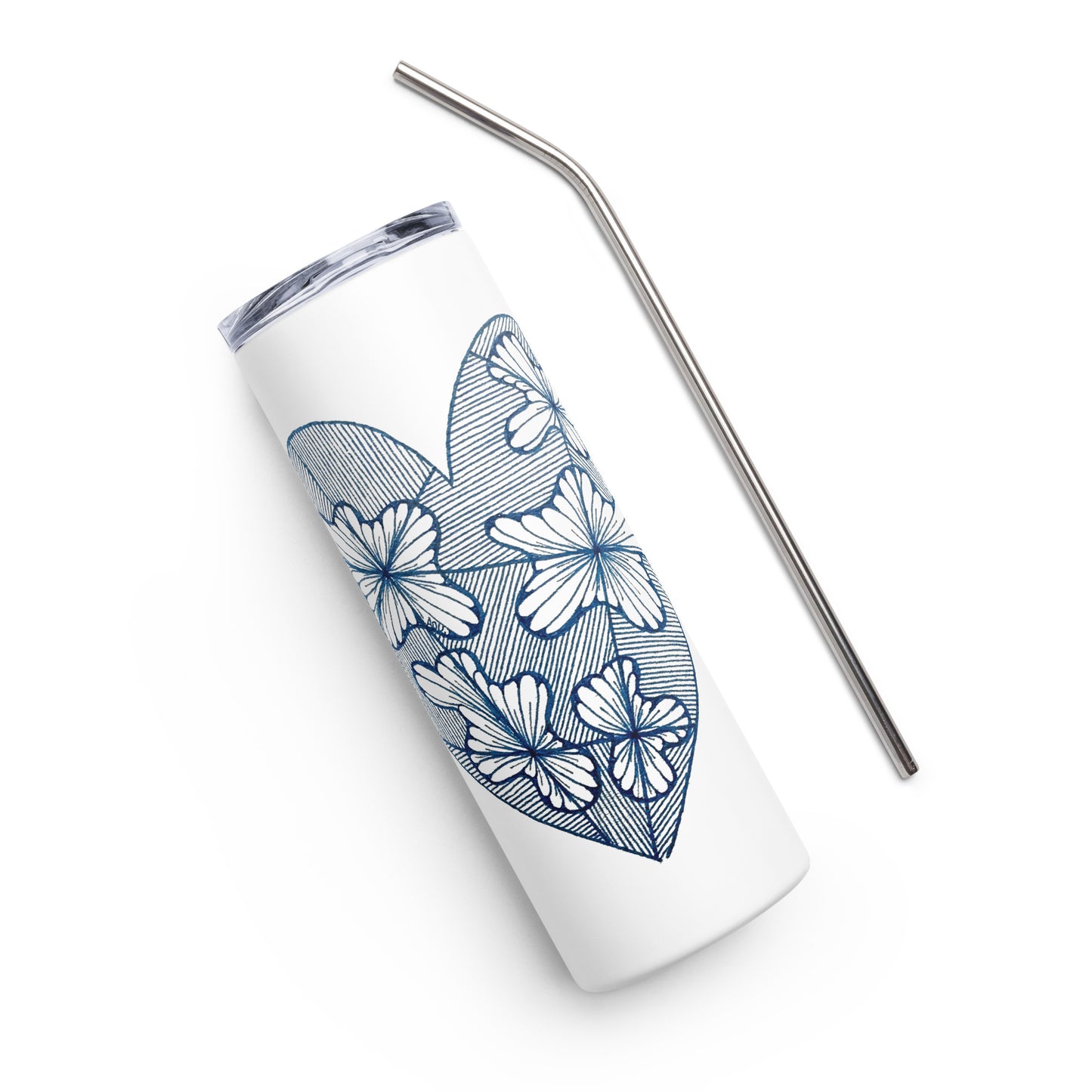2 of hearts - Stainless Steel Tumbler