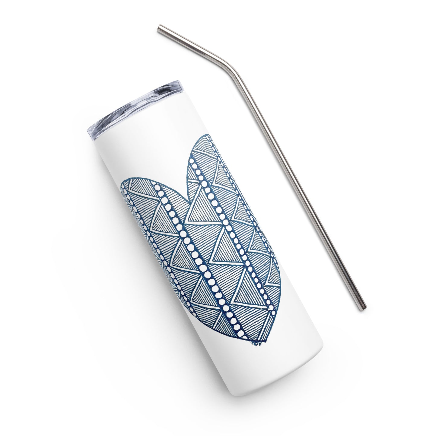 6 of hearts - Stainless Steel Tumbler