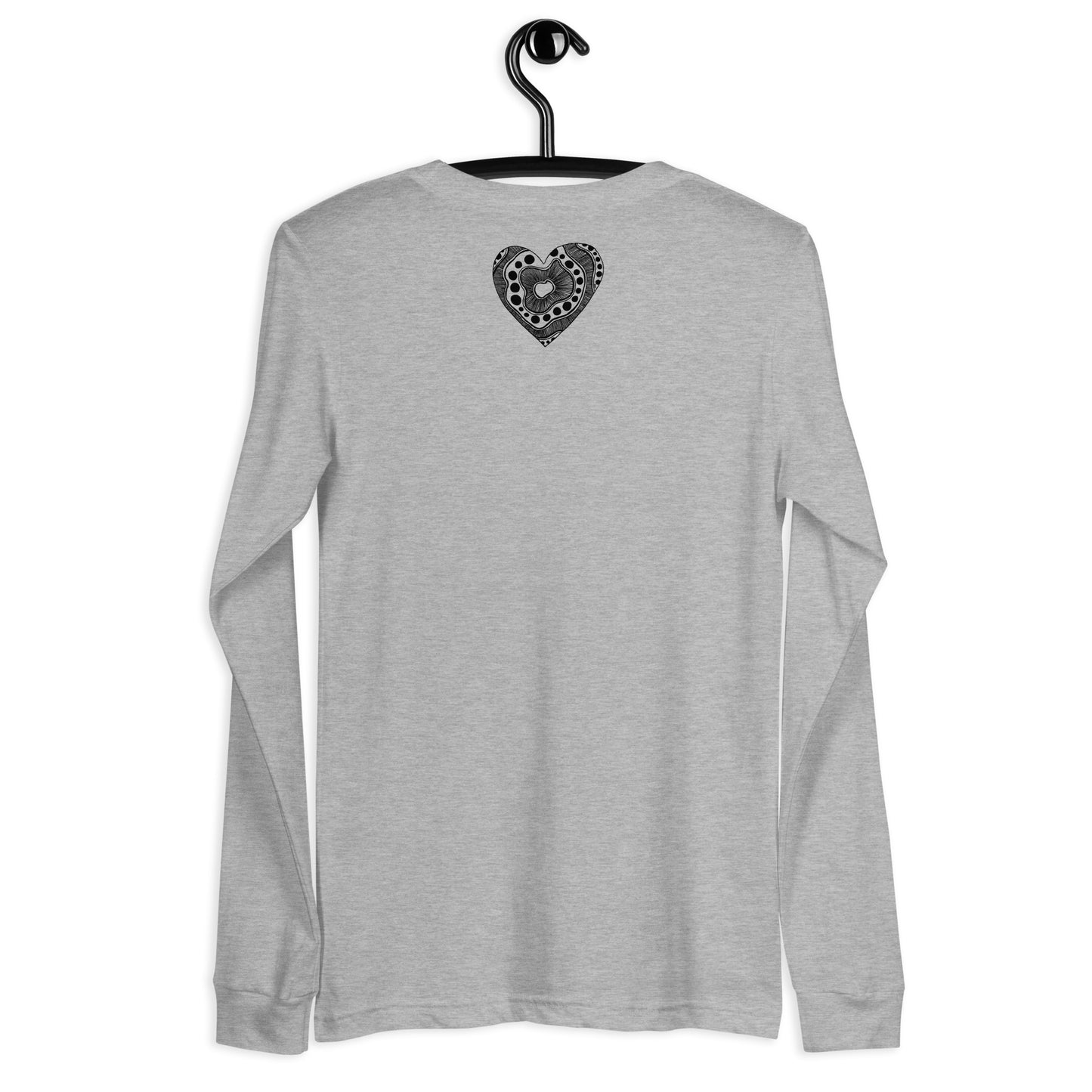 12 of hearts - long sleeve graphic t-shirt
