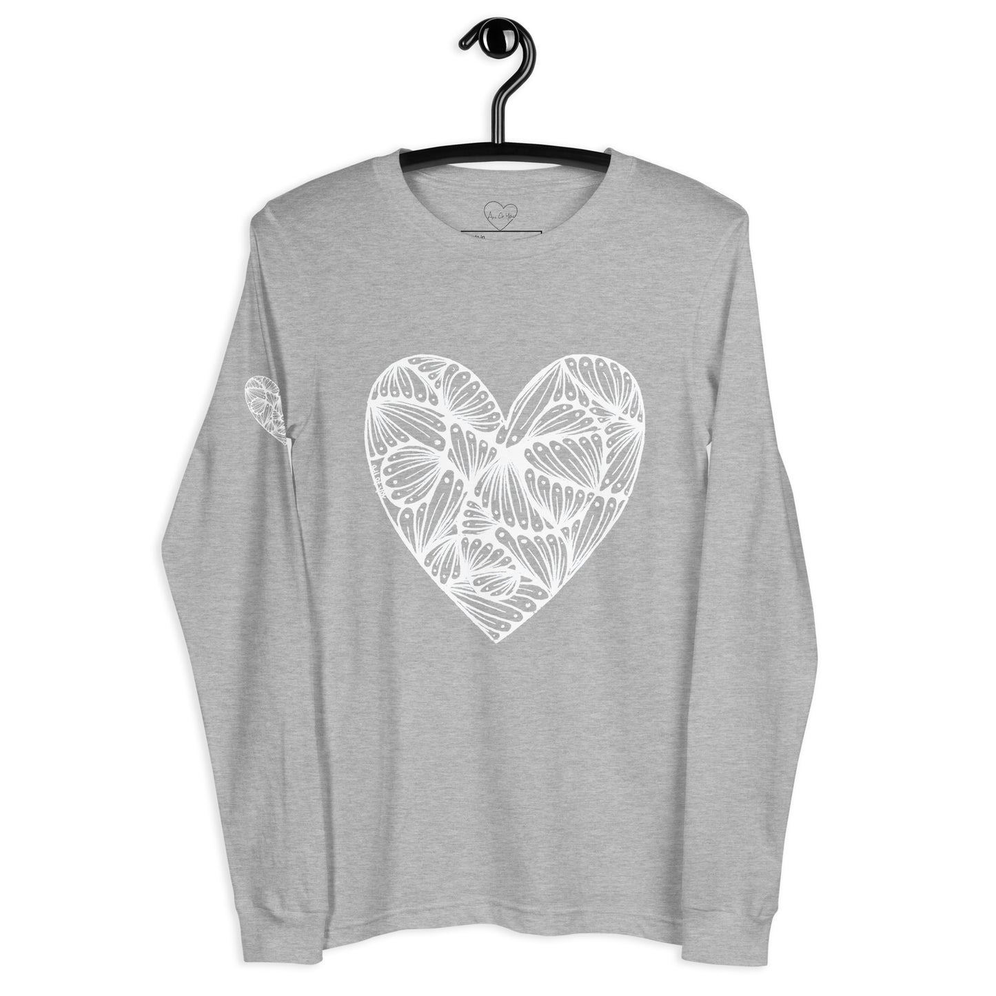 11 of hearts - long sleeve graphic t-shirt