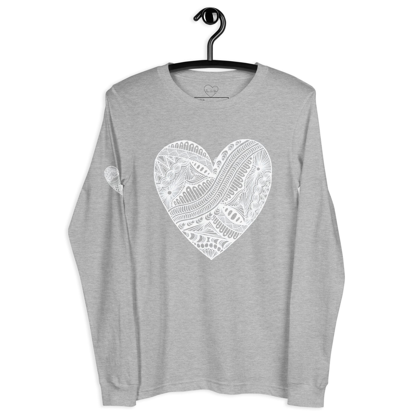 9 of hearts - long sleeve graphic t-shirt