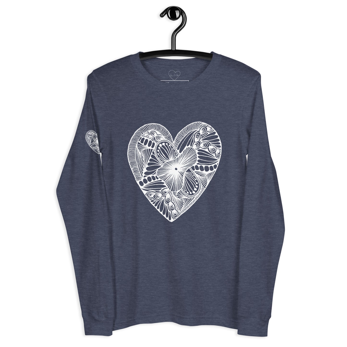 4 of hearts - long sleeve graphic t-shirt