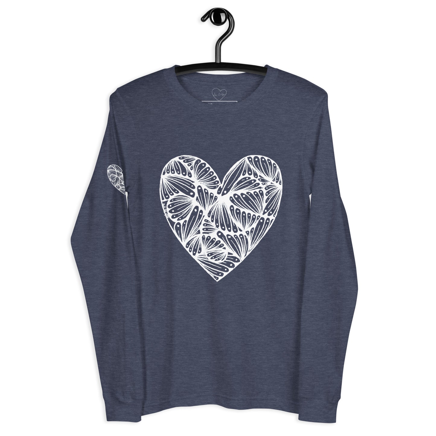 11 of hearts - long sleeve graphic t-shirt