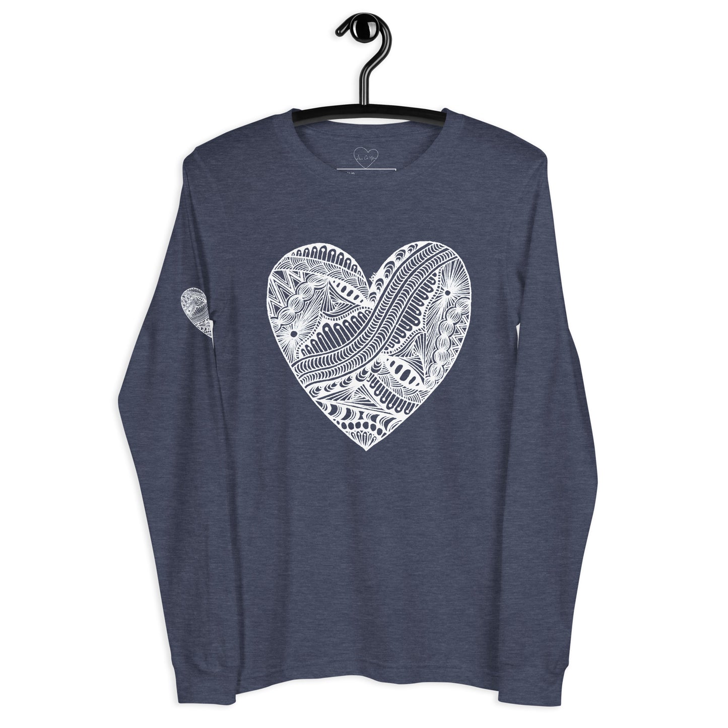 9 of hearts - long sleeve graphic t-shirt