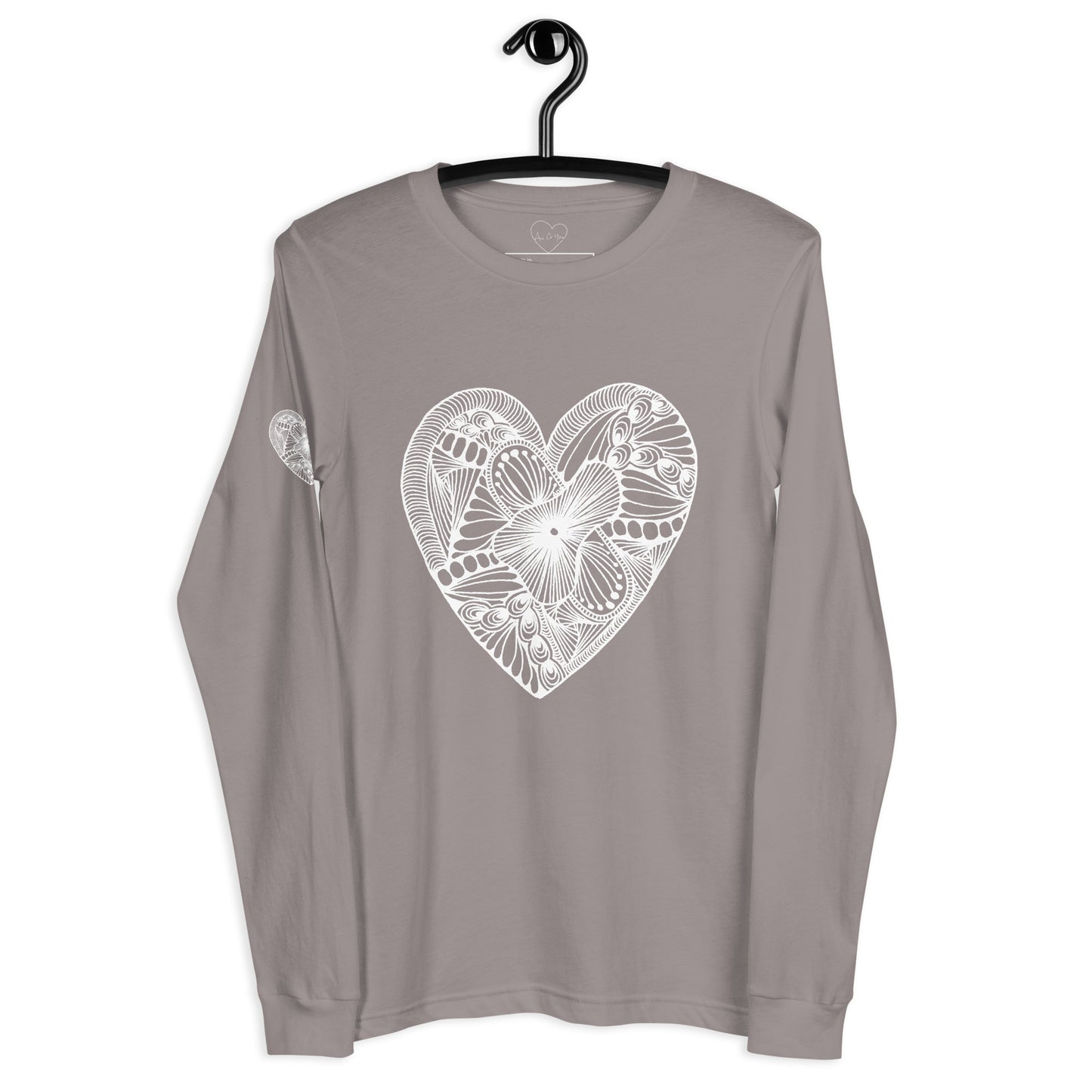 4 of hearts - long sleeve graphic t-shirt