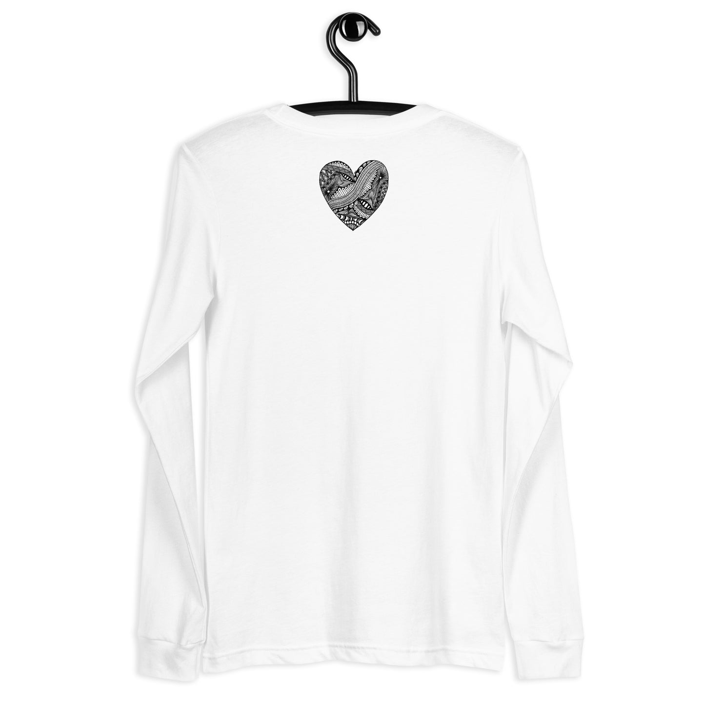 9 of hearts - long sleeve graphic t-shirt