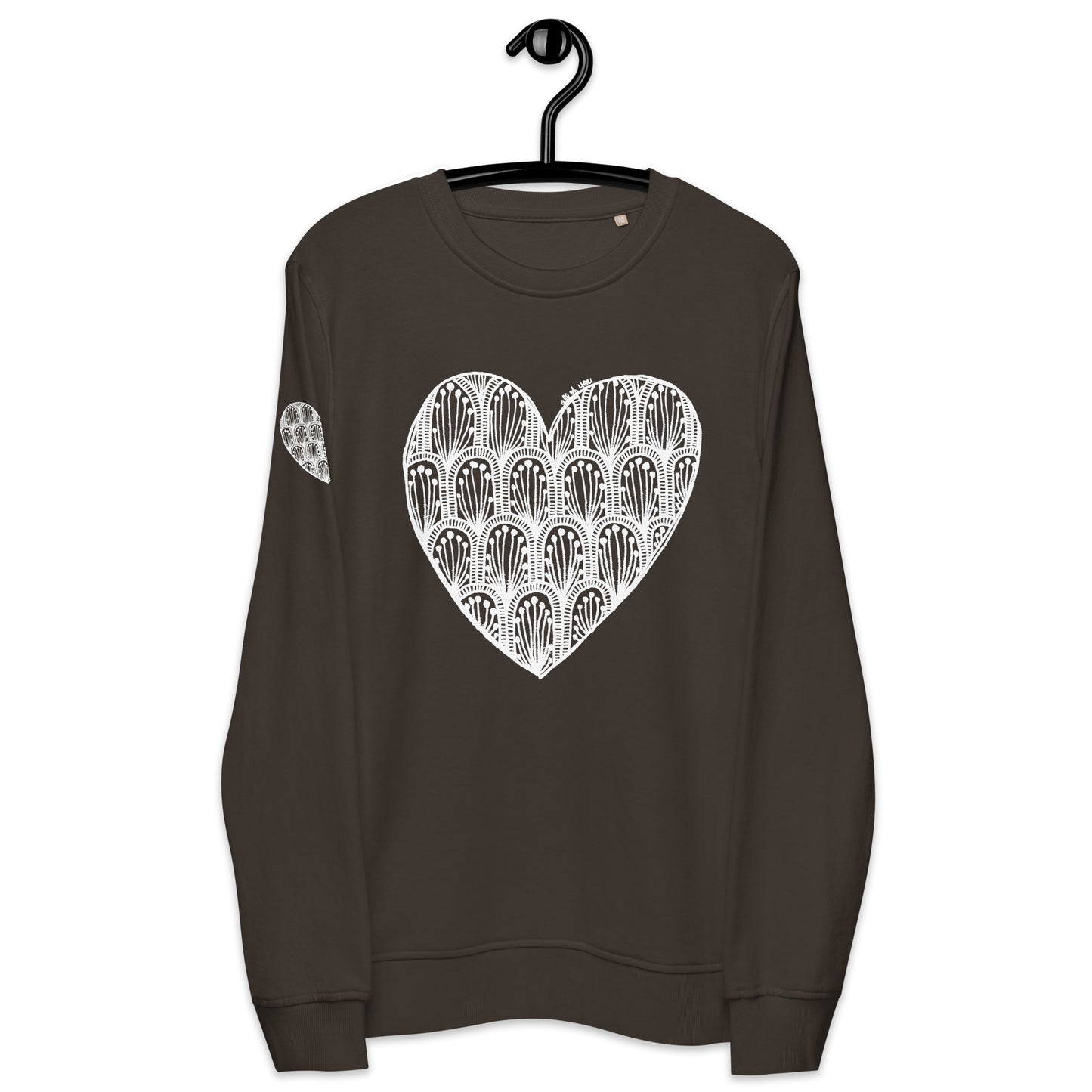 8 of hearts - organic sweatshirt