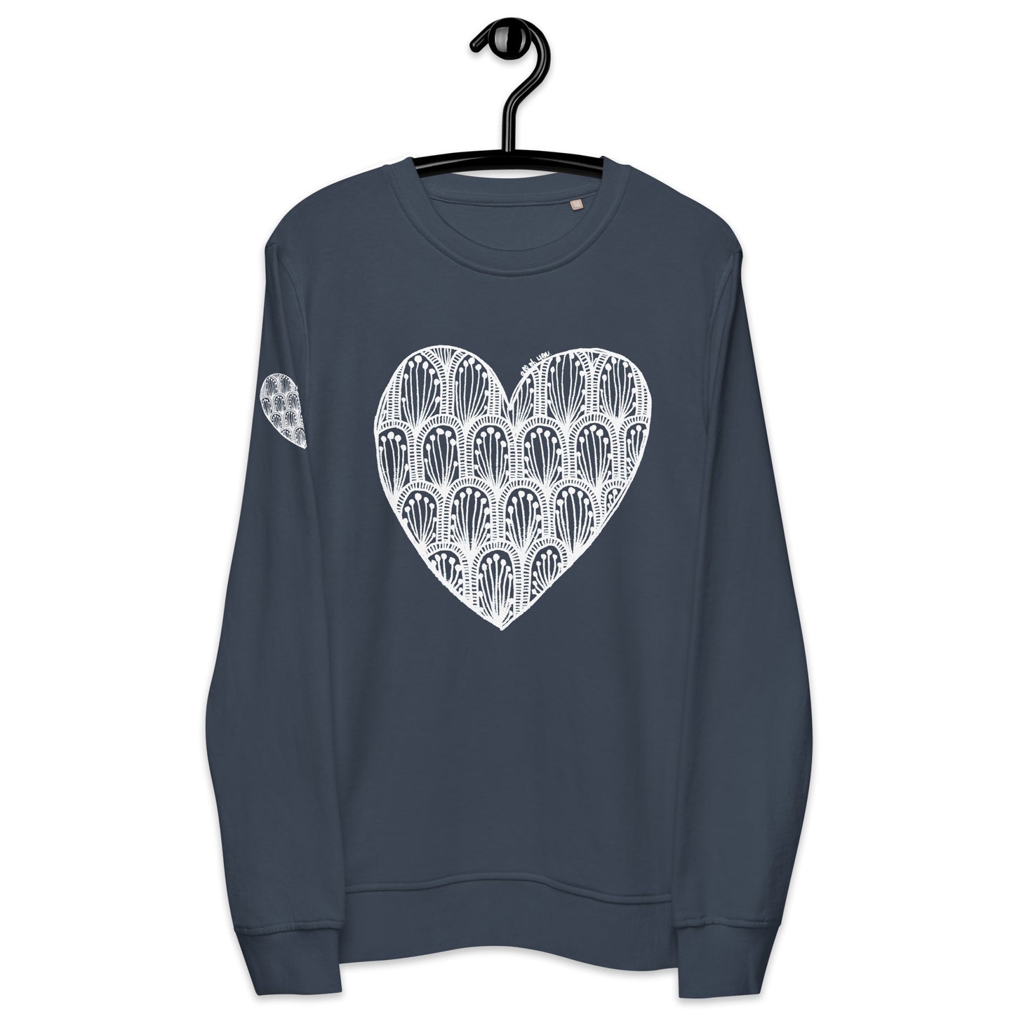 8 of hearts - organic sweatshirt