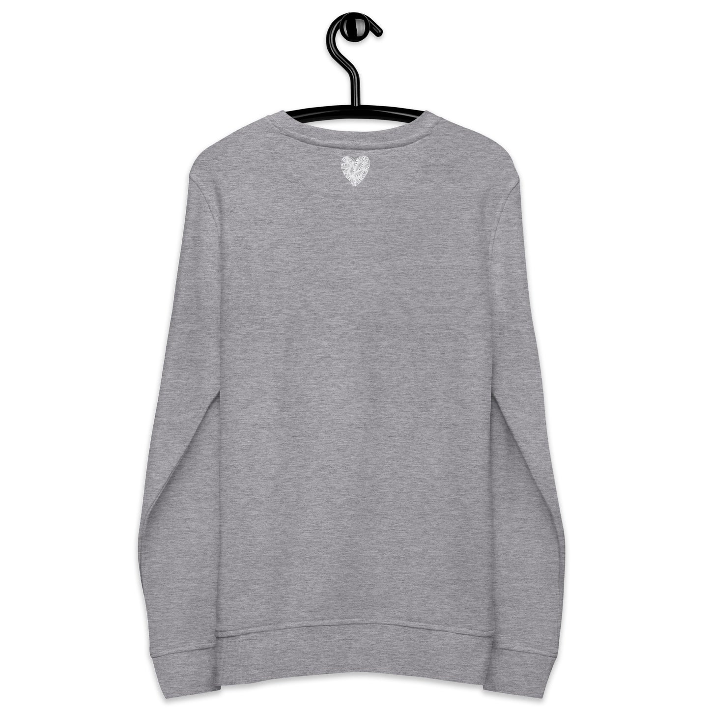 5 of hearts - organic sweatshirt