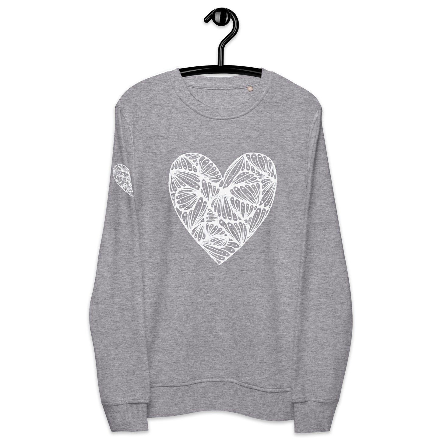 11 of hearts - organic sweatshirt