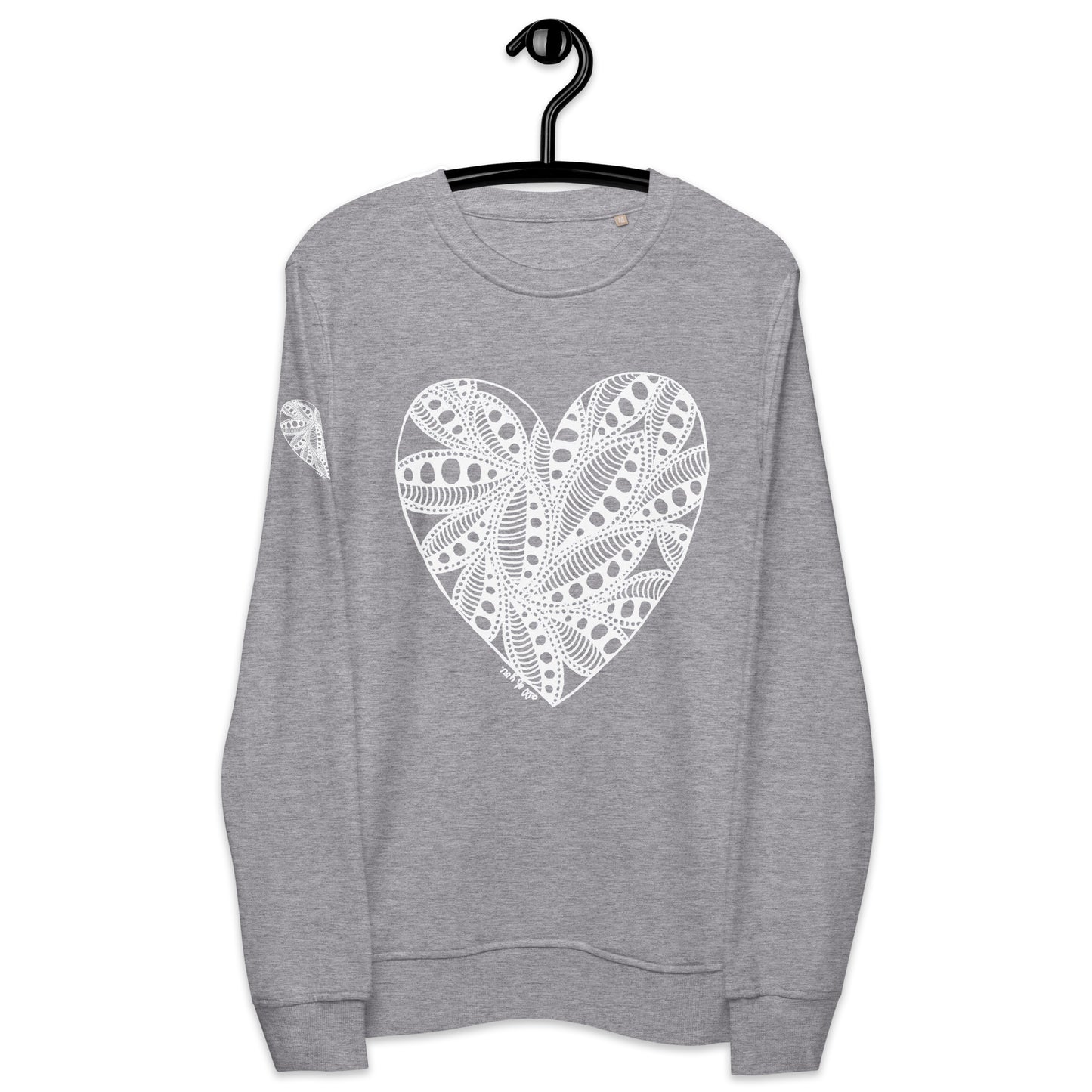 5 of hearts - organic sweatshirt