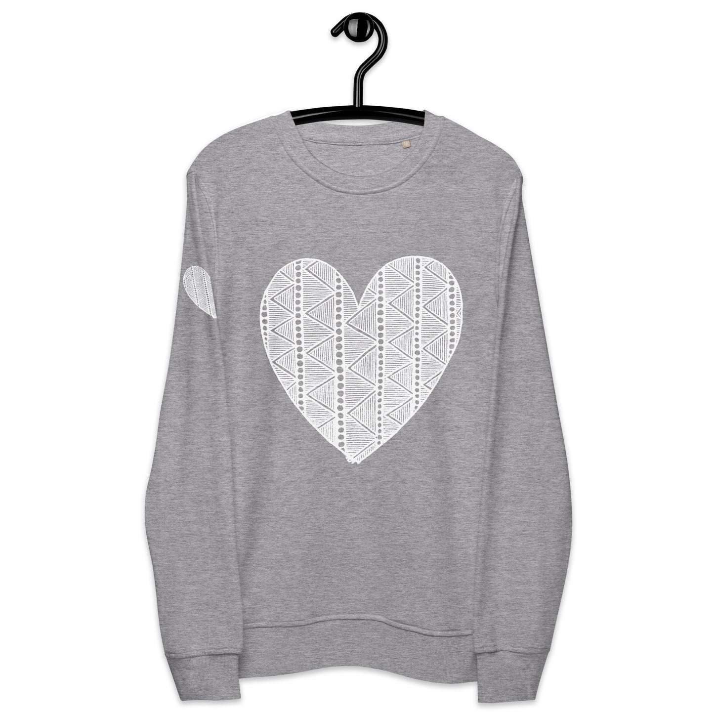 6 of hearts - organic sweatshirt