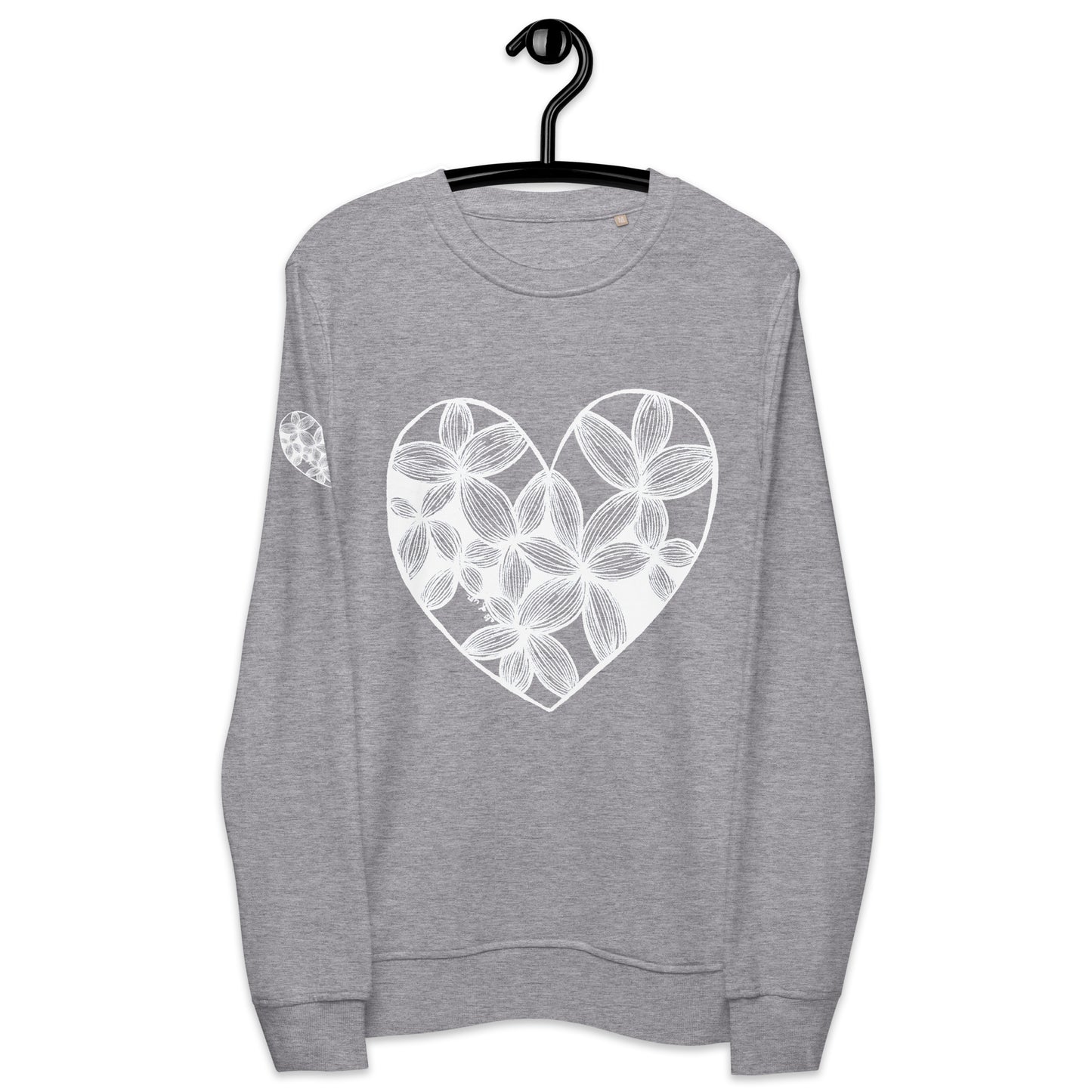 7 of hearts - organic sweatshirt