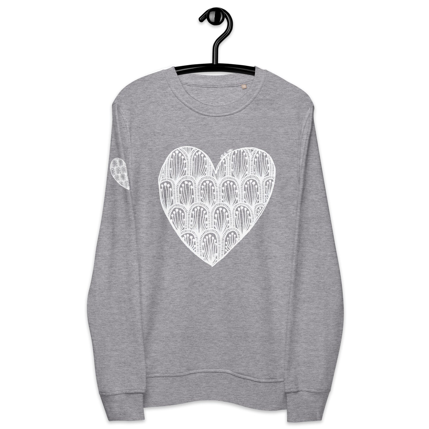 8 of hearts - organic sweatshirt