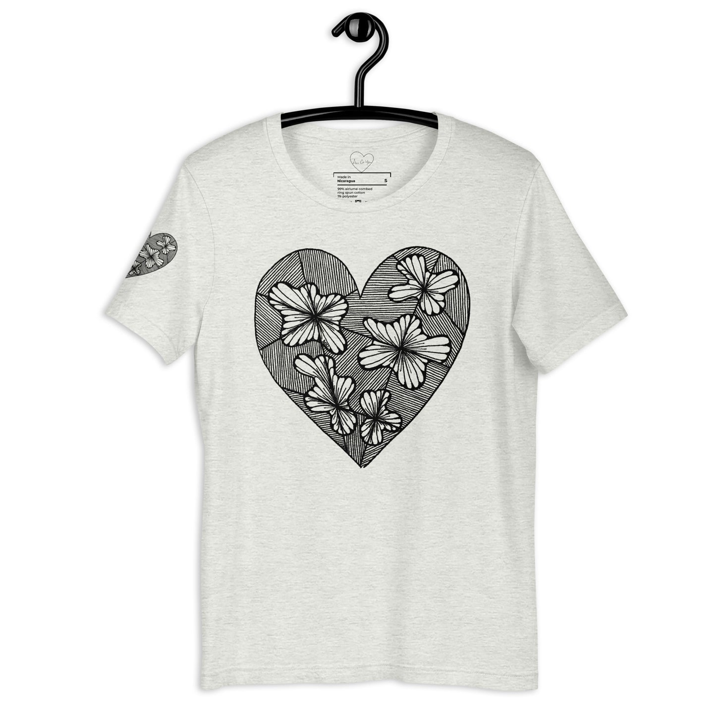 2 of hearts - short sleeve graphic t-shirt