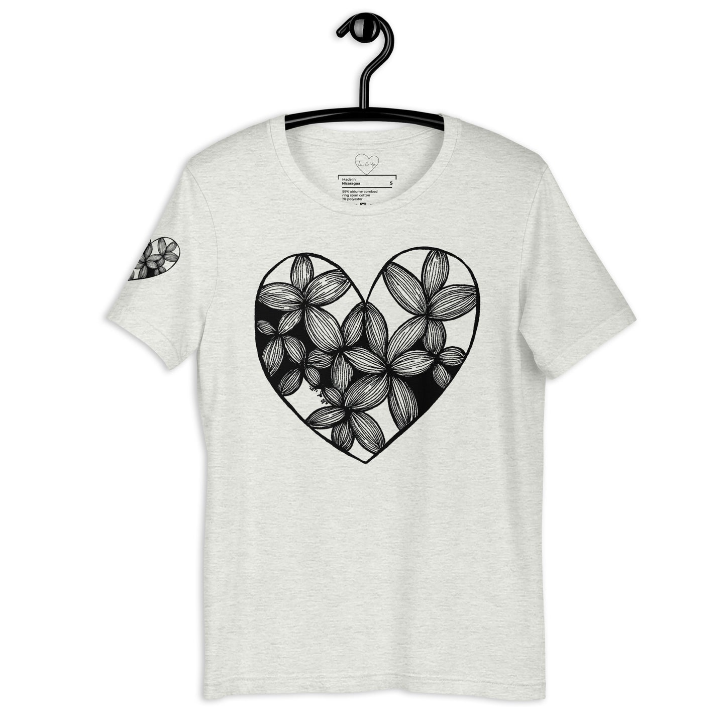 7 of hearts - short sleeve graphic t-shirt