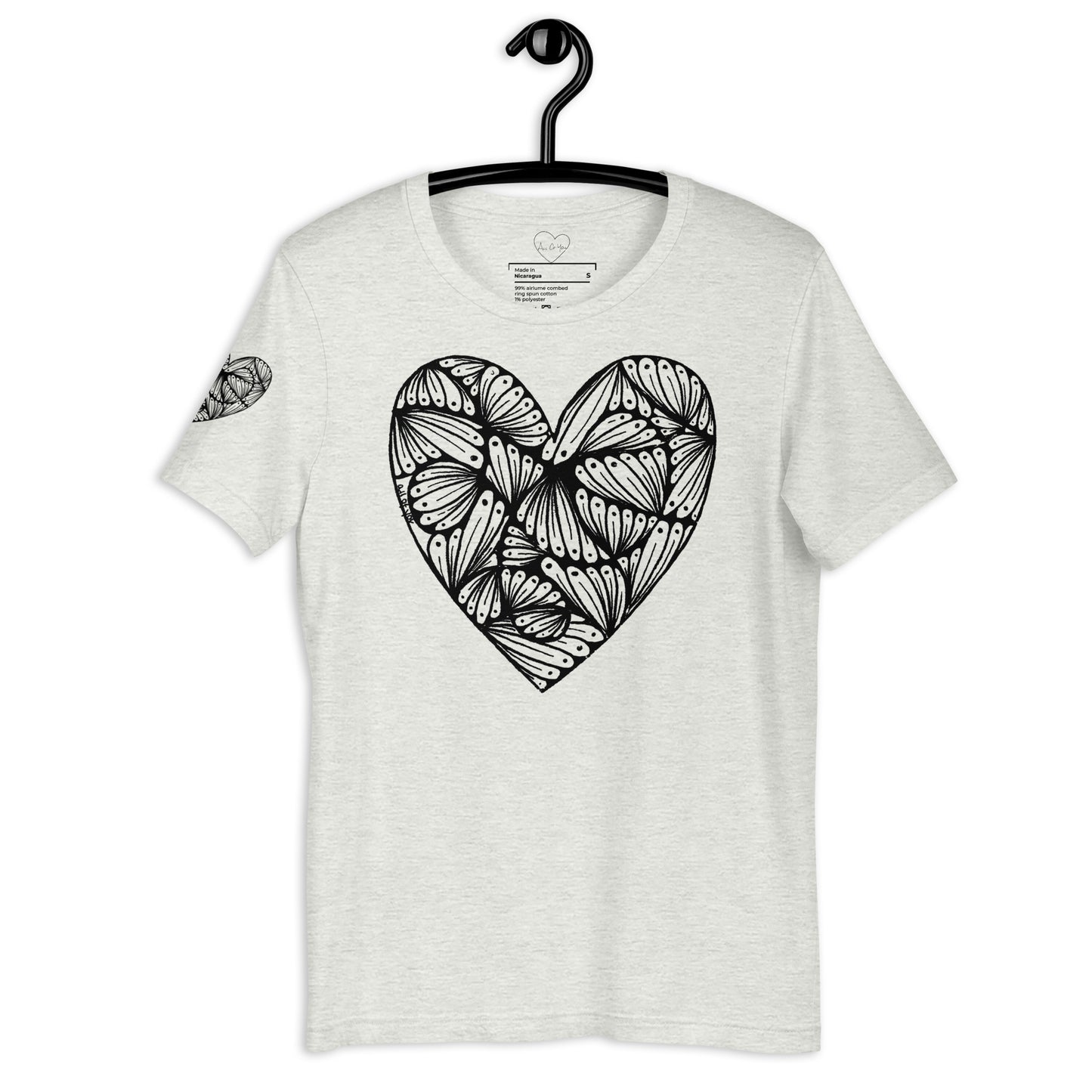 11 of hearts - short sleeve graphic t-shirt