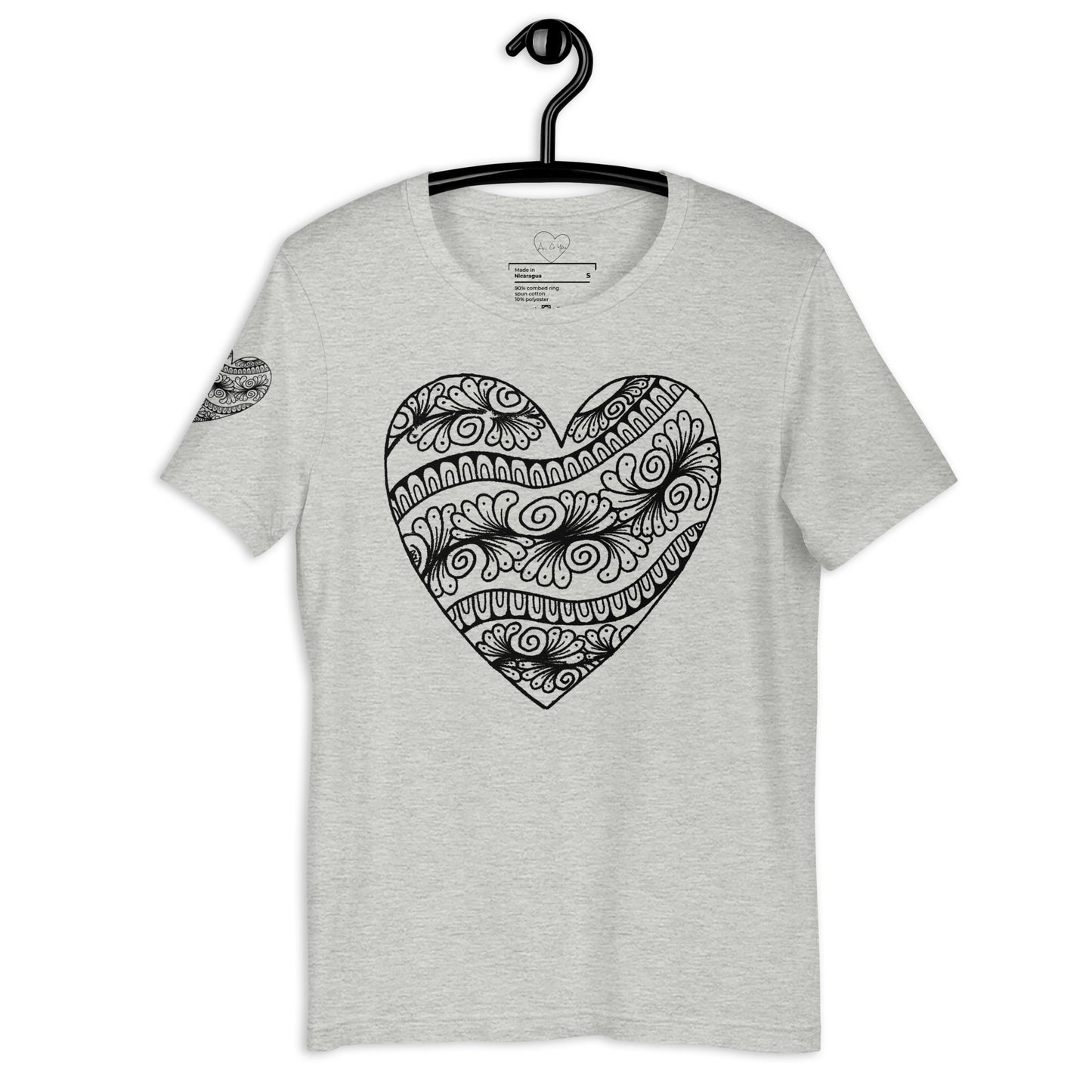 3 of hearts - short sleeve graphic t-shirt