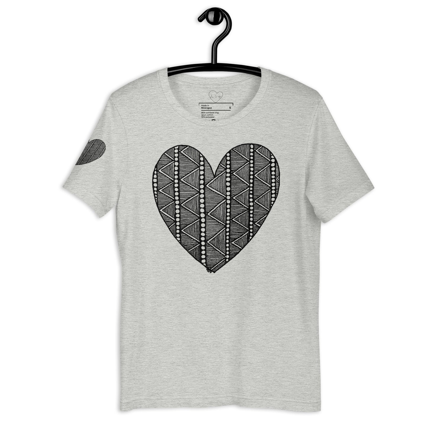 6 of hearts - short sleeve graphic t-shirt