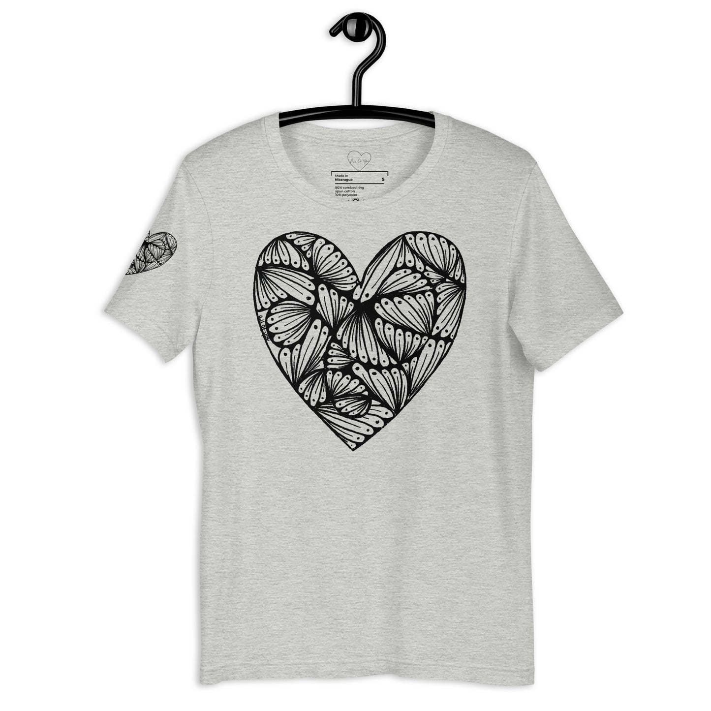 11 of hearts - short sleeve graphic t-shirt