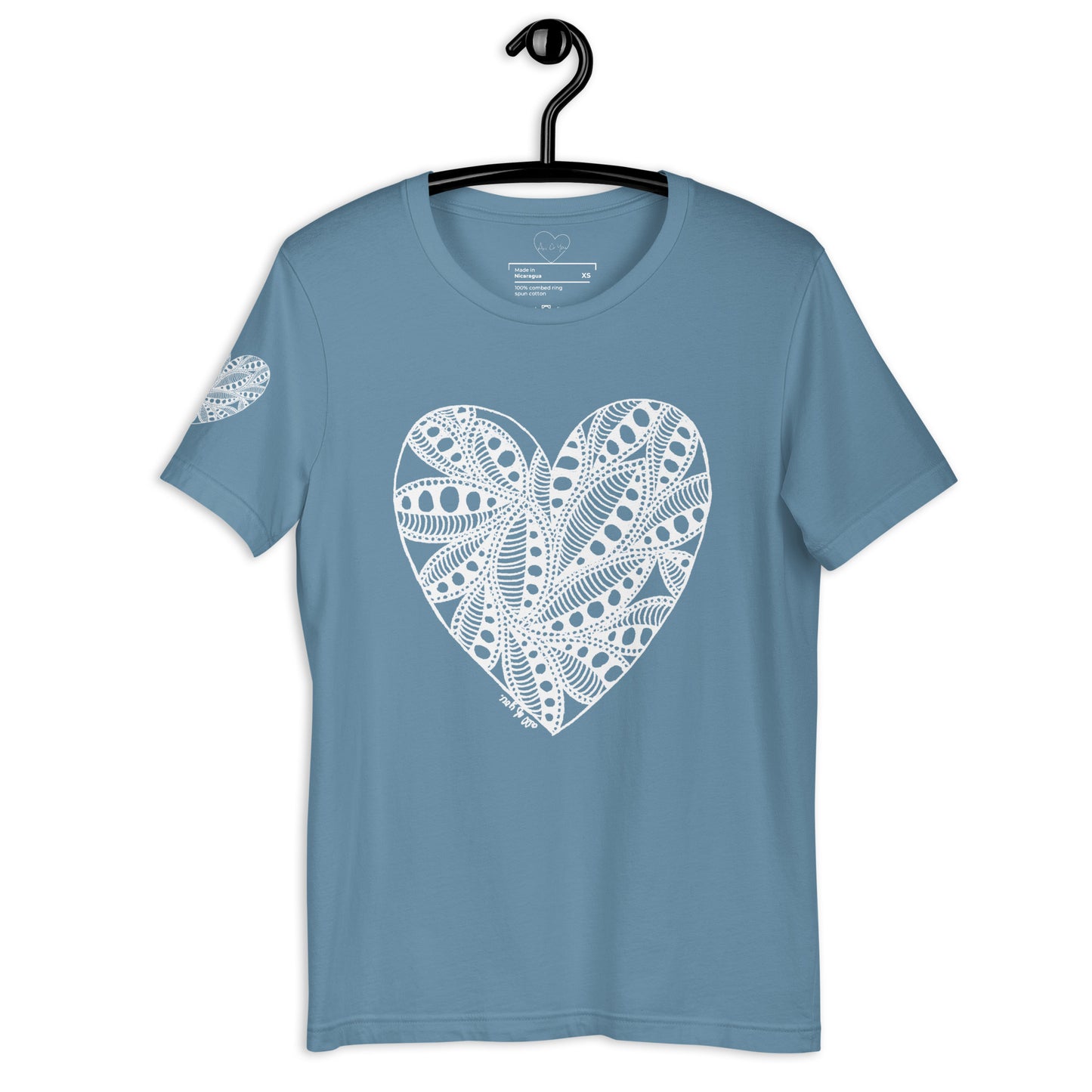 5 of hearts - short sleeve graphic t-shirt