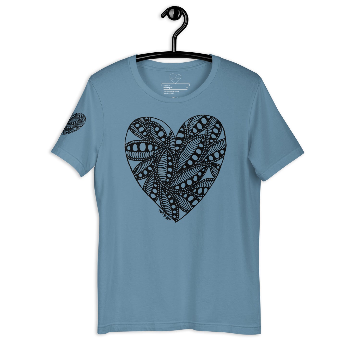 5 of hearts - short sleeve graphic t-shirt