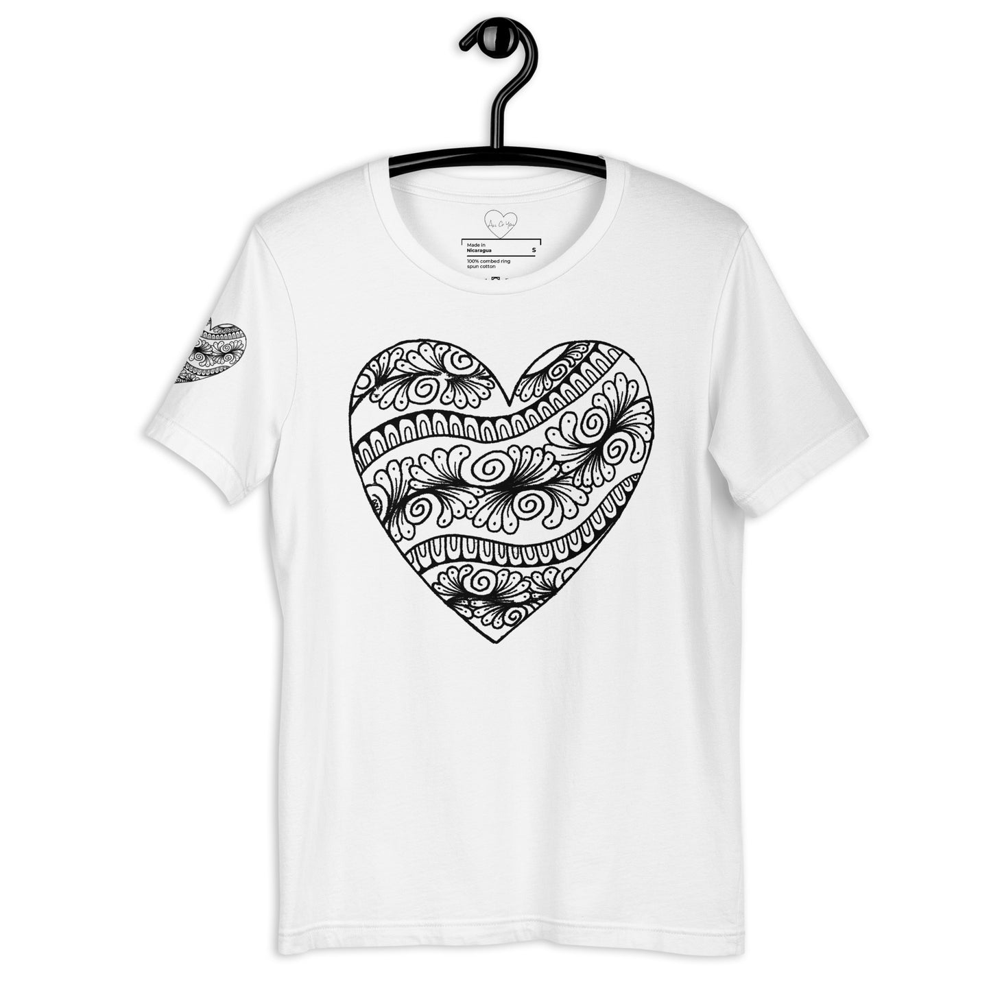 3 of hearts - short sleeve graphic t-shirt