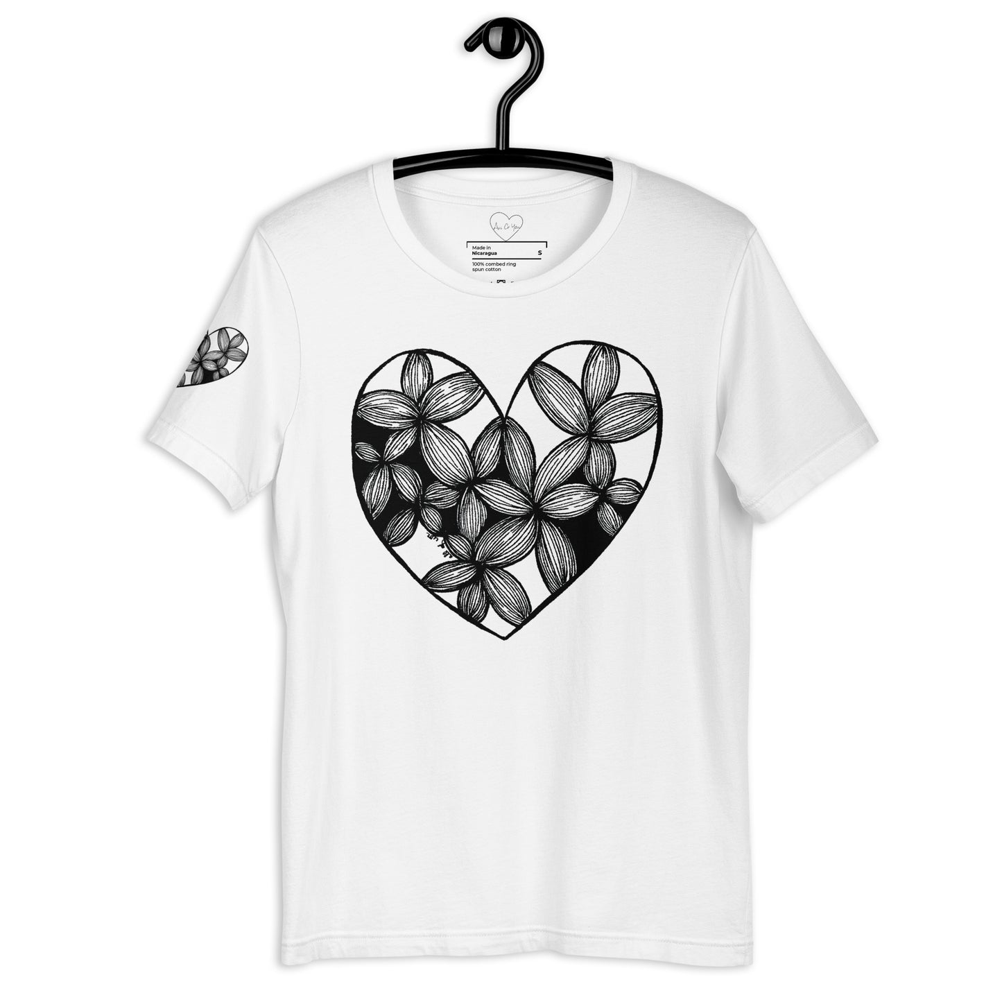 7 of hearts - short sleeve graphic t-shirt