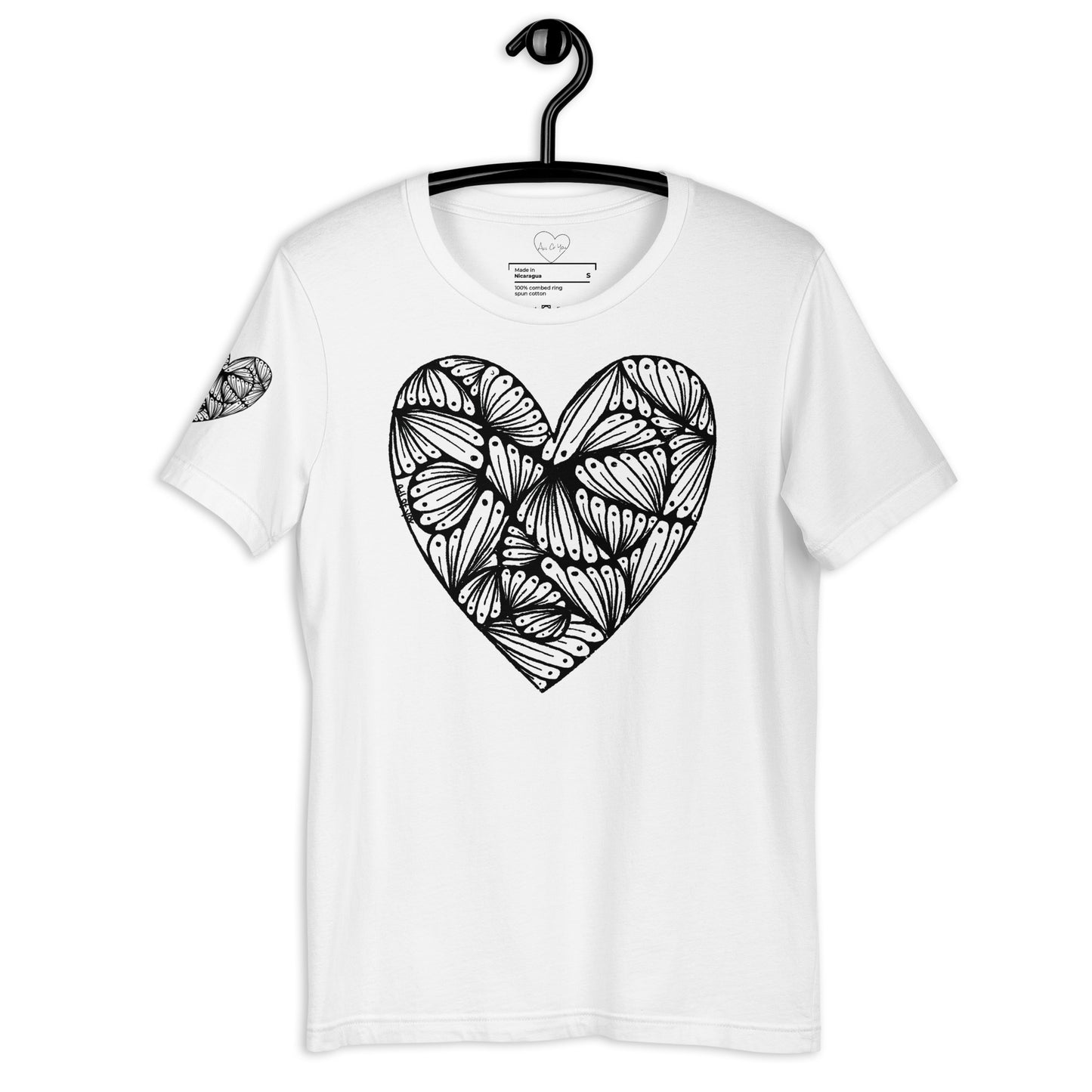 11 of hearts - short sleeve graphic t-shirt