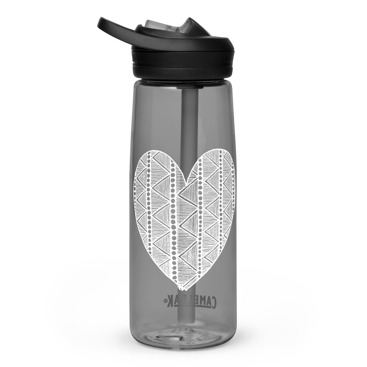 6 of hearts - Camelbak Water Bottle