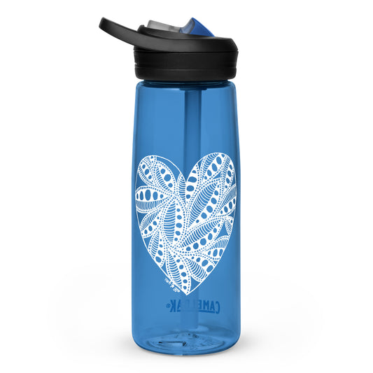 5 of hearts - Camelbak Water Bottle