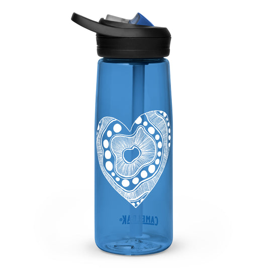 12 of hearts - Camelbak Water Bottle