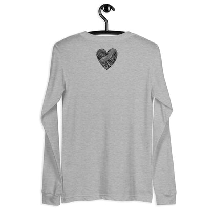 9 of hearts - long sleeve graphic t-shirt