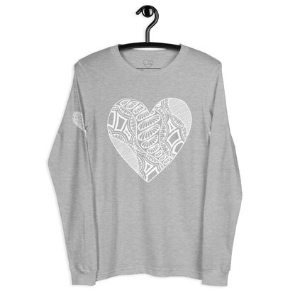 1 of hearts - long sleeve graphic t-shirt