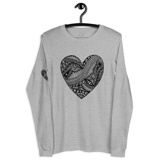 10 of hearts - long sleeve graphic t-shirt