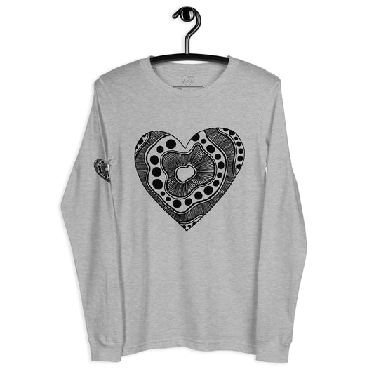 12 of hearts - long sleeve graphic t-shirt