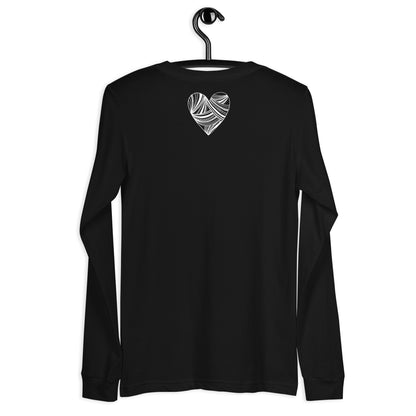 10 of hearts - long sleeve graphic t-shirt