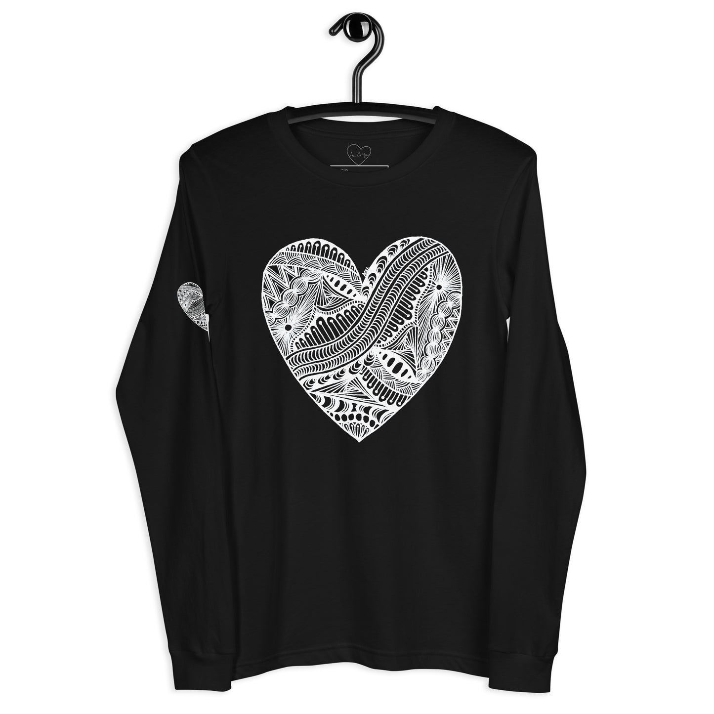 9 of hearts - long sleeve graphic t-shirt