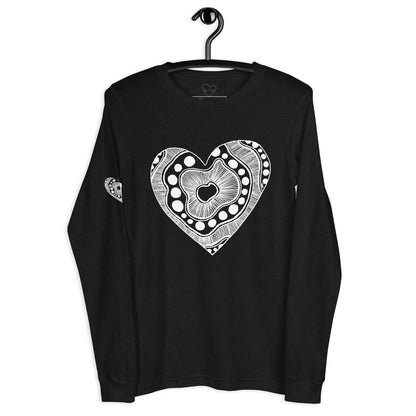 12 of hearts - long sleeve graphic t-shirt