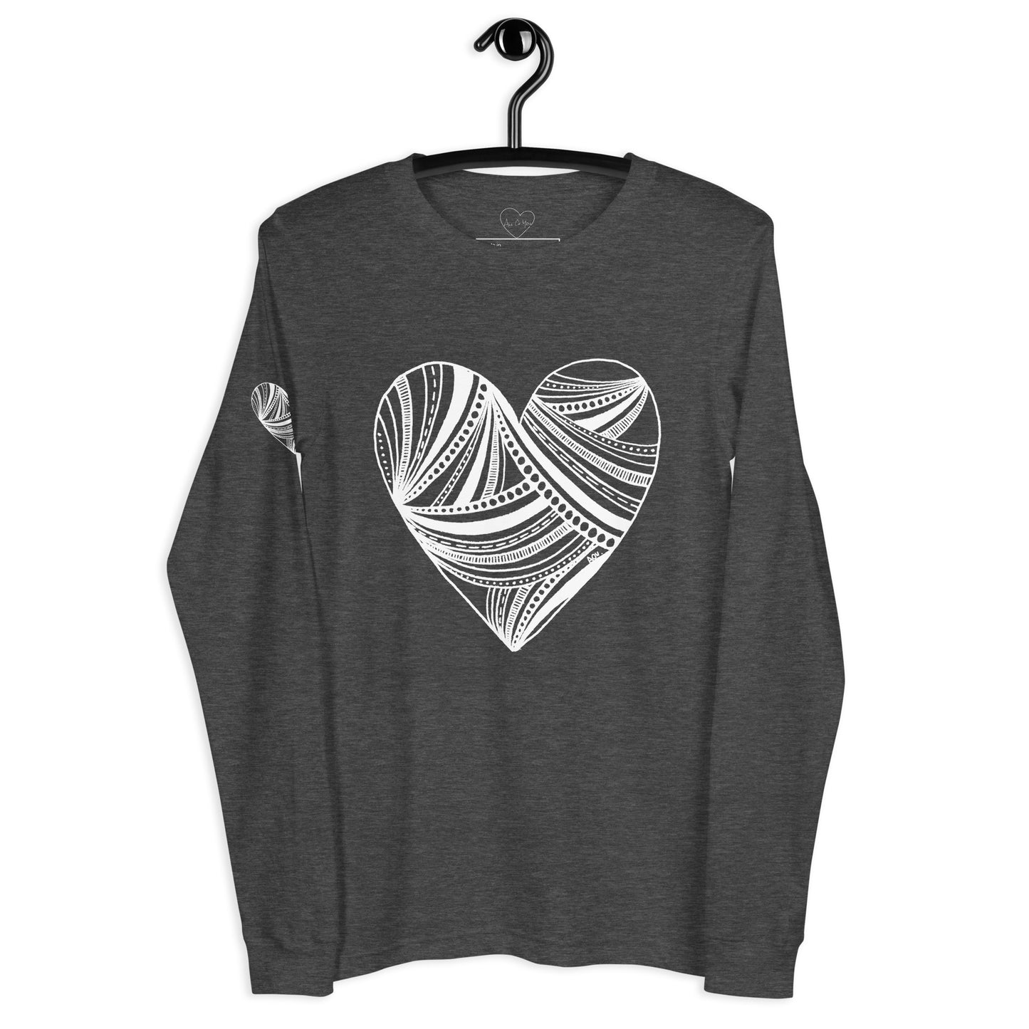 10 of hearts - long sleeve graphic t-shirt