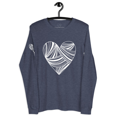 10 of hearts - long sleeve graphic t-shirt