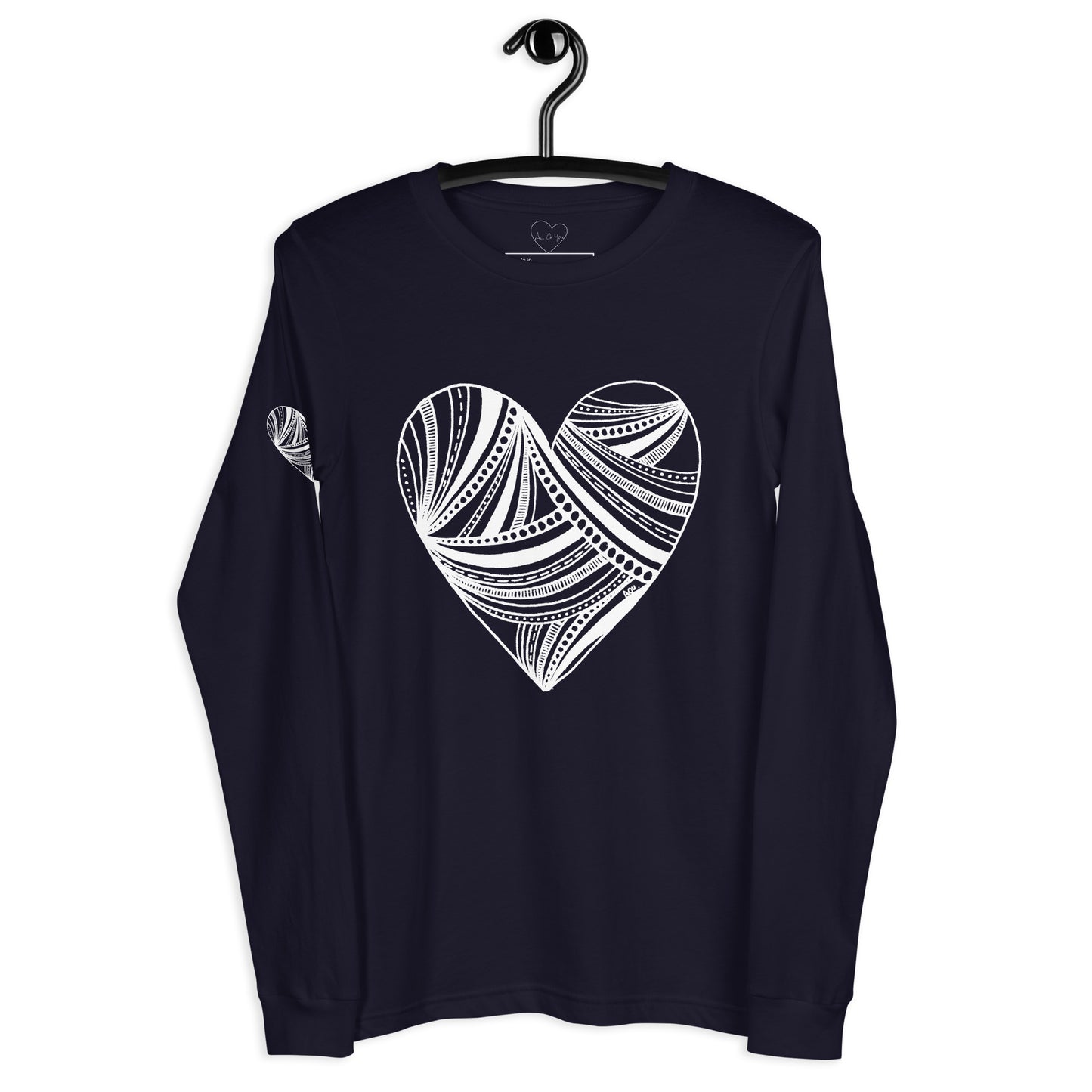 10 of hearts - long sleeve graphic t-shirt