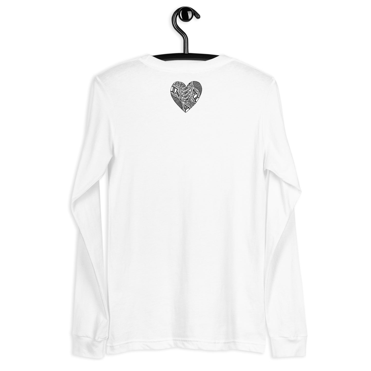 1 of hearts - long sleeve graphic t-shirt